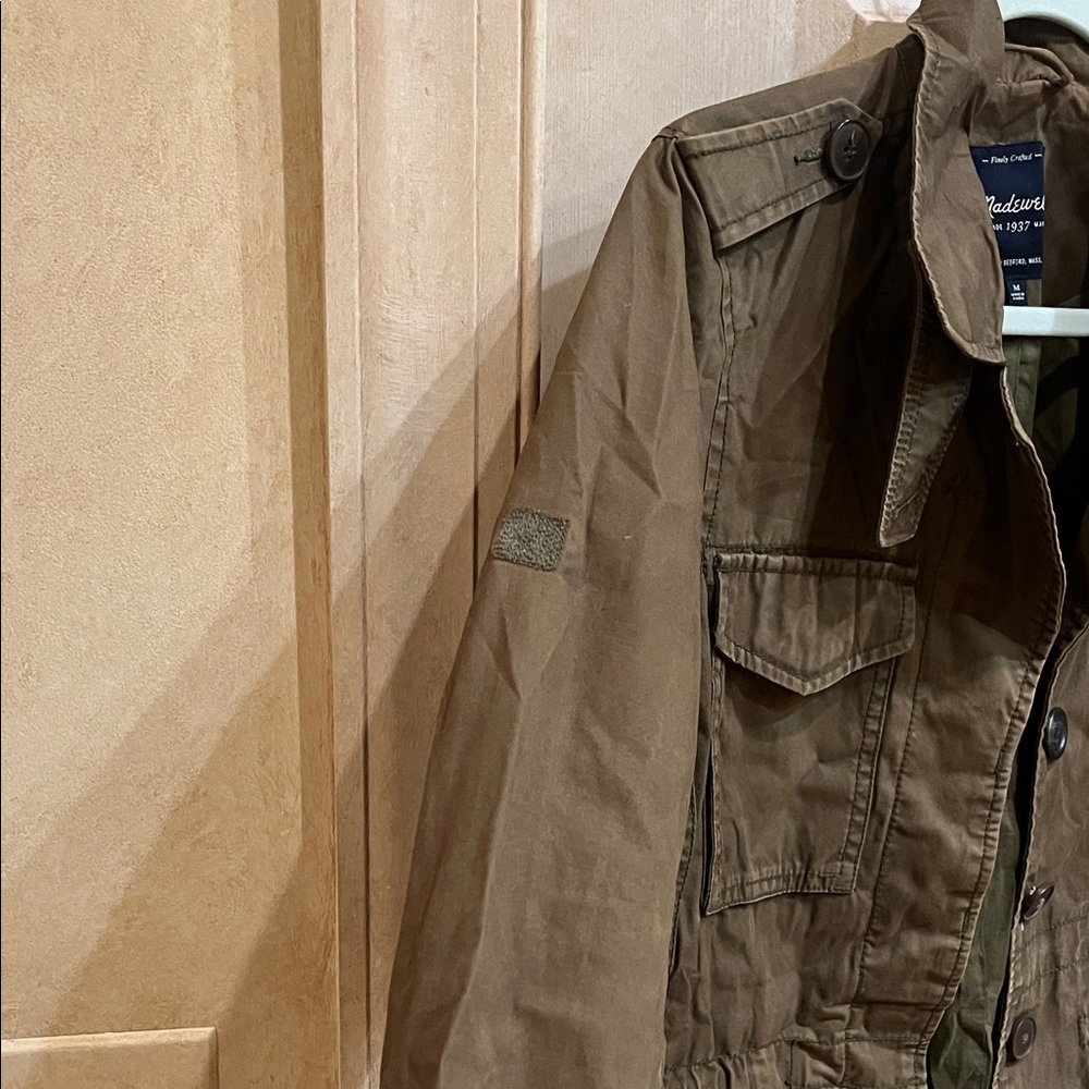 Madewell Olive Green Military Jacket - Picture 3 of 6